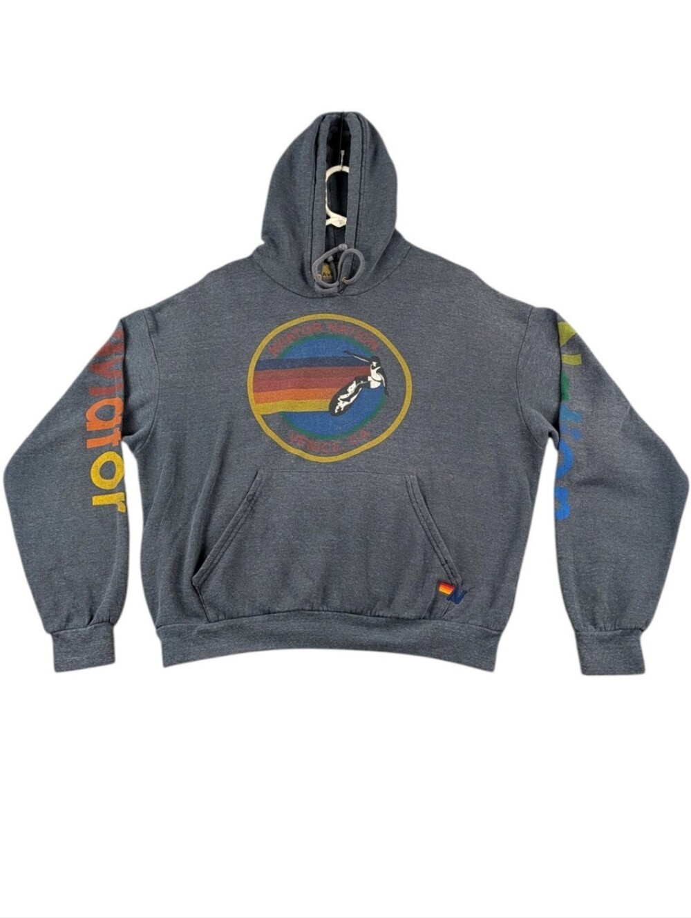 Aviator Nation Related Venice Hoodie Joggers Set Charcoal XS Top S Pants - Picture 4 of 12